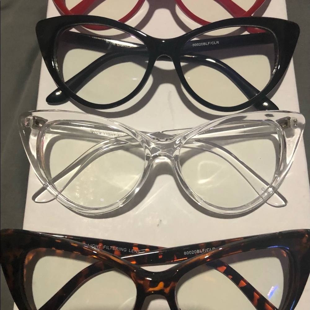 Cat eye retro eyeglasses